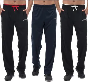 CENFOR Men's Sweatpants with Pockets Open Bottom Workout Pants, for Athletic, Jogging, Training, Casual