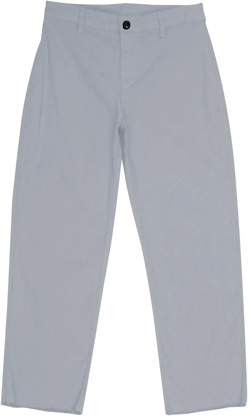 Cotton Linen Cropped Pants Women Straight Leg Capris Summer Business Casual Work Pants Ankle Length Chino Trousers