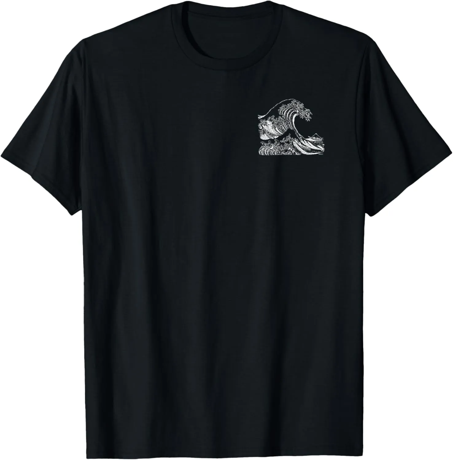Famous Classic Fine Art: Great Ocean Wave by Hokusai Stylish T-Shirt