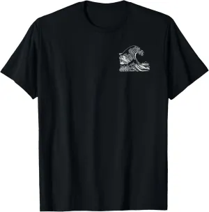 Famous Classic Fine Art: Great Ocean Wave by Hokusai Stylish T-Shirt
