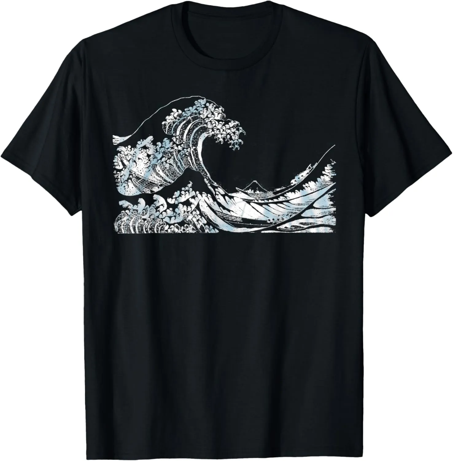 Famous Classic Fine Art: Great Ocean Wave by Hokusai Stylish T-Shirt