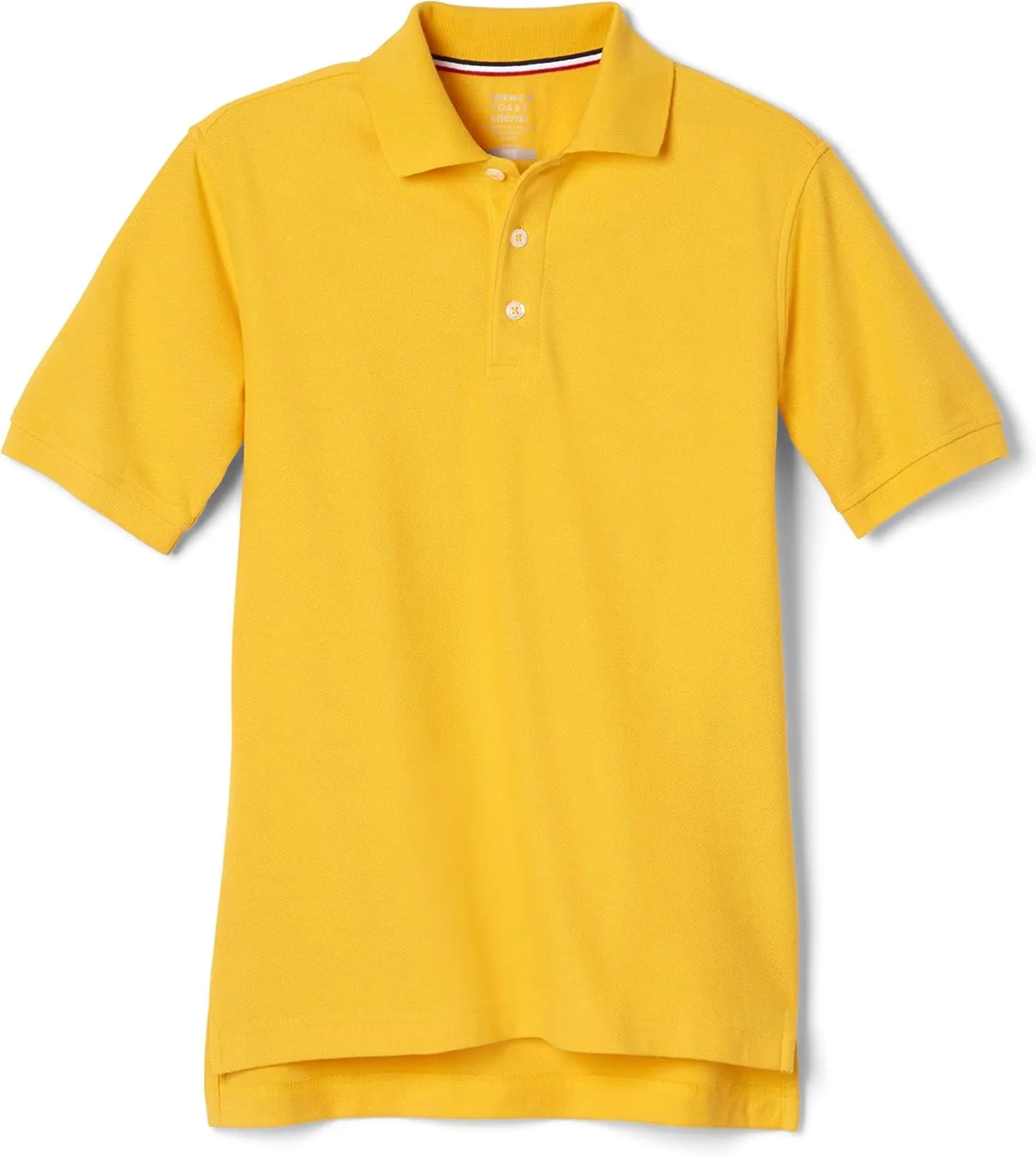 French Toast Boys' Short Sleeve Pique Polo Uniform Shirt (Standard & Husky)