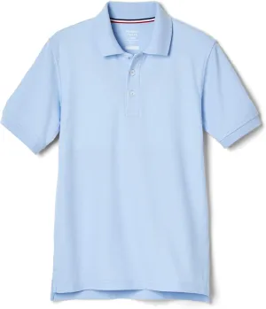 French Toast Boys' Short Sleeve Pique Polo Uniform Shirt (Standard & Husky)