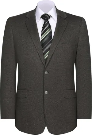 Men's Blazer Classic Fit Sport Coat 2 Button Notch Lapel Business Knit Suits Jacket