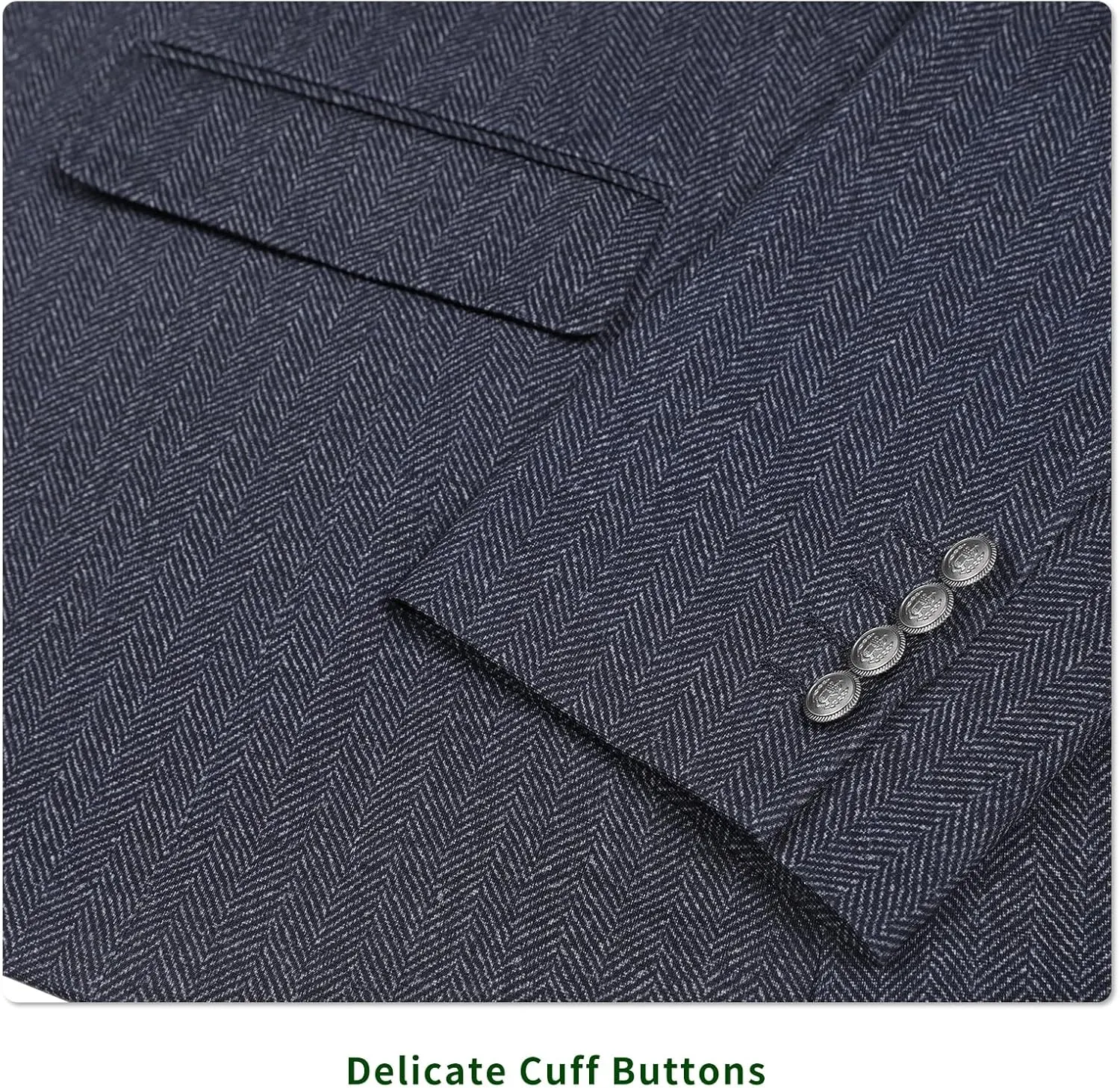 Men's Blazer Classic Fit Sport Coat 2 Button Notch Lapel Business Knit Suits Jacket
