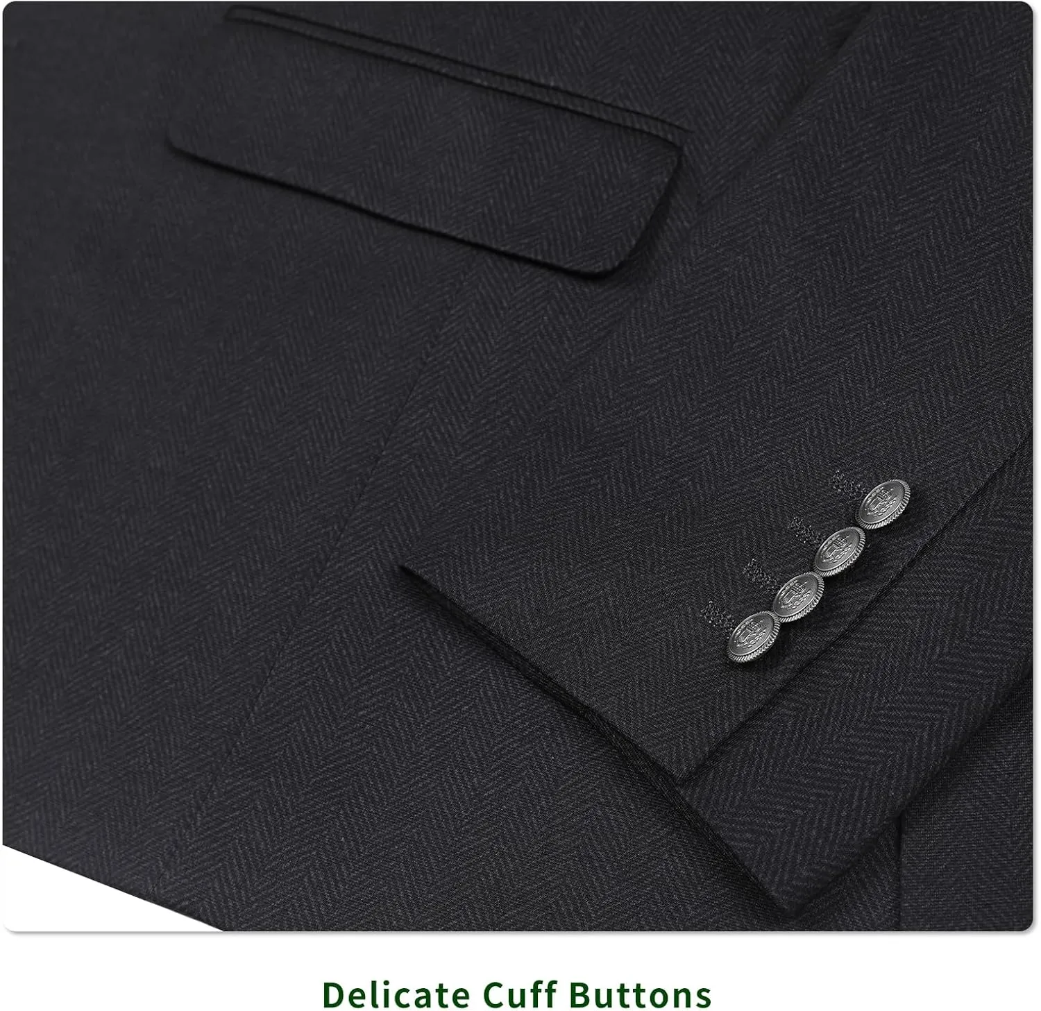 Men's Blazer Classic Fit Sport Coat 2 Button Notch Lapel Business Knit Suits Jacket