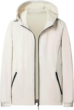 Men's Bomber Jacket Lightweight Casual Fashion Spring Fall Windbreaker Zip Up Coat with Pocket