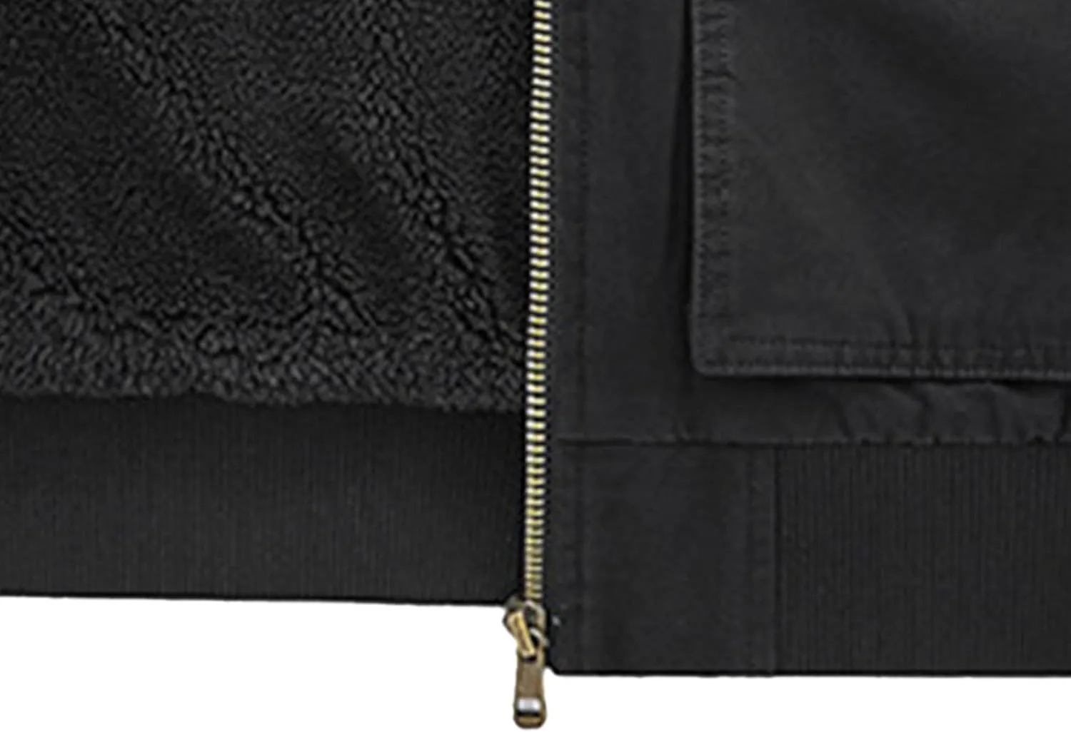 Men's Fur Collar Bomber Jacket Casual Button Military Cargo Jackets Sherpa Fleece Lined Trucker Coats