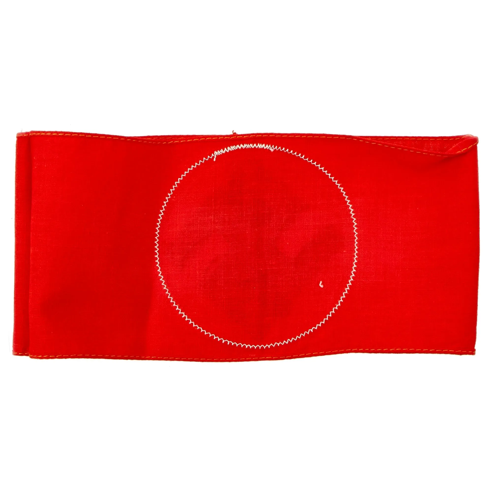 Original German WWII NSDAP Multi-piece Cotton Armband with Embroidered Insignia - Unissued