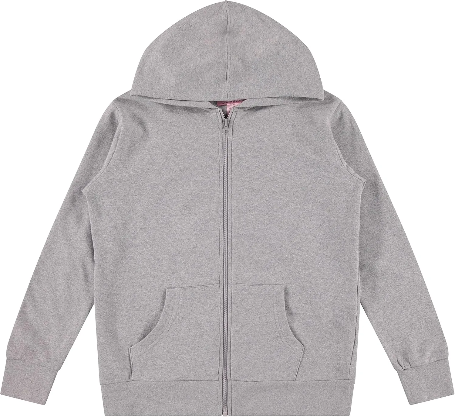 Pink Angel Little & Big Girls Zip Up Hoodie, Kids Full Zipper Hooded Fashion Sweatshirt
