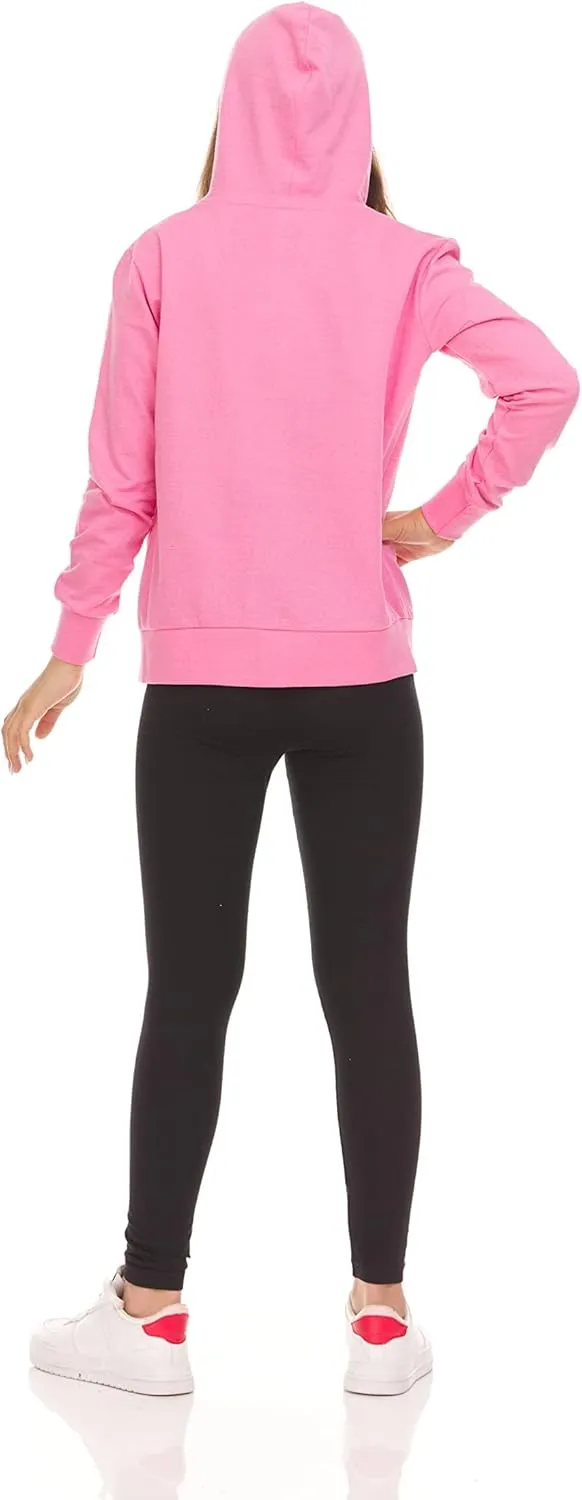 Pink Angel Little & Big Girls Zip Up Hoodie, Kids Full Zipper Hooded Fashion Sweatshirt