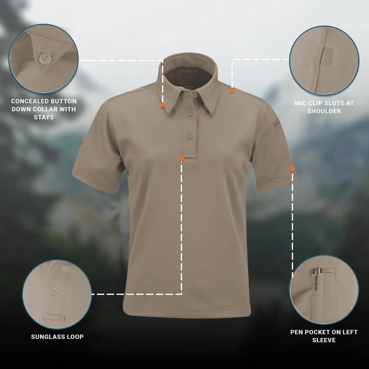Propper I.C.E. Performance Short Sleeve Women's Polo