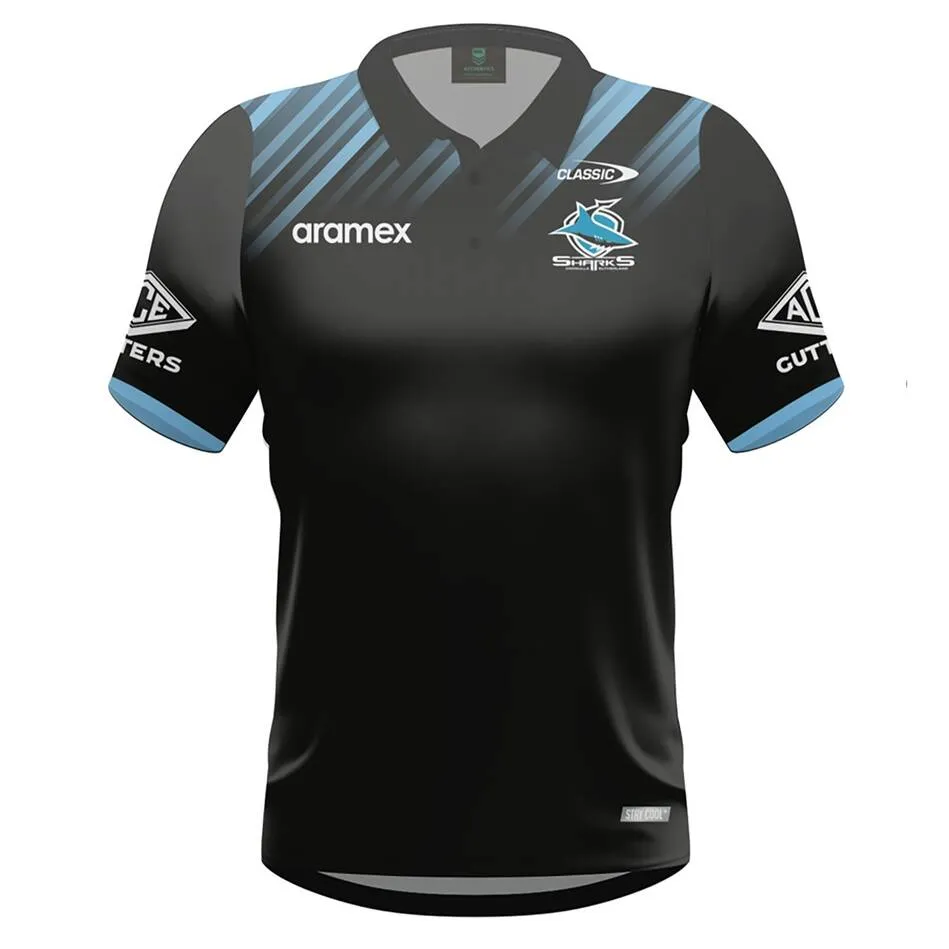 Sharks 2024 Mens Media Polo