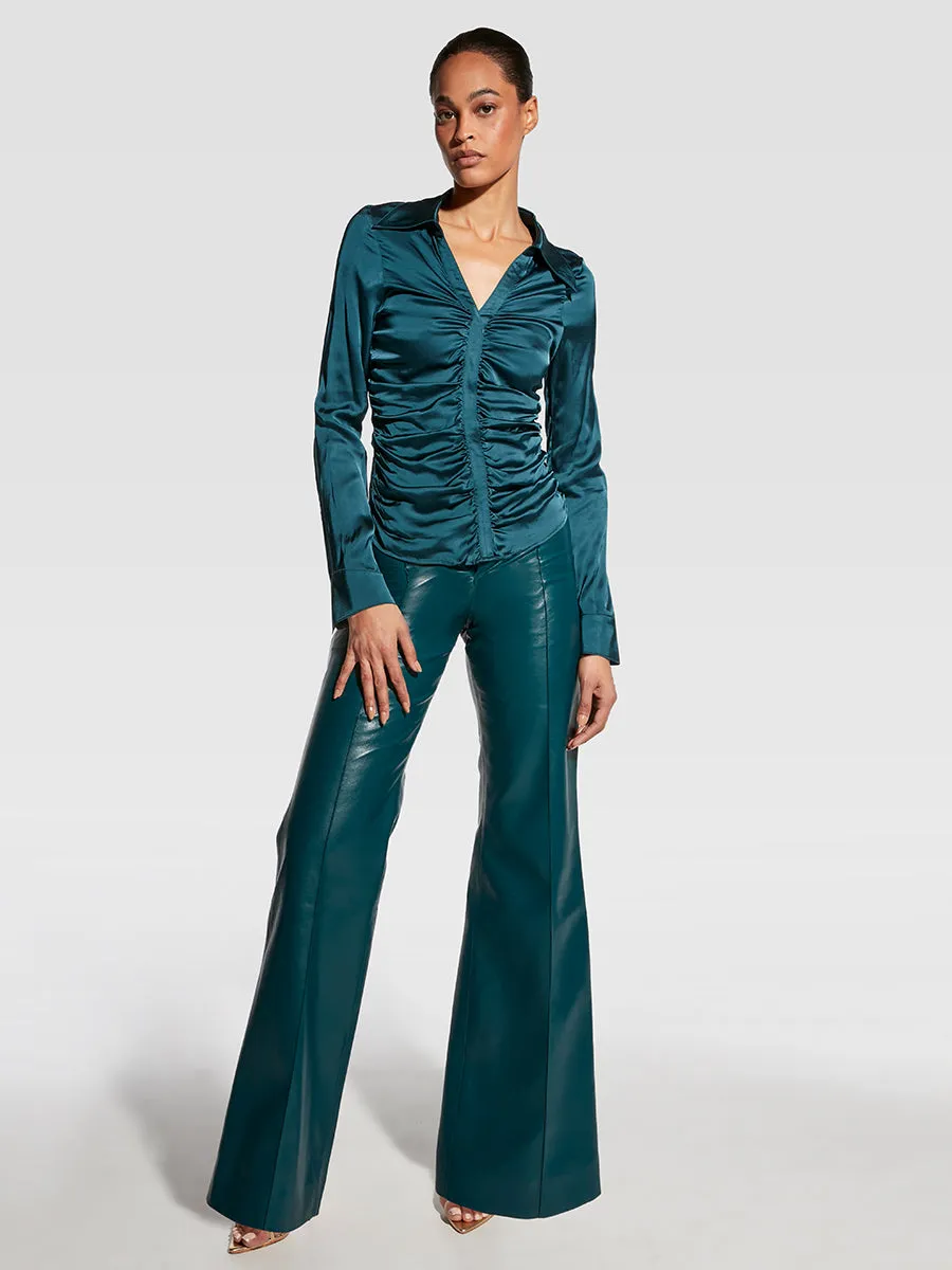 TELL ME LIES RECYCLED LEATHER TROUSERS