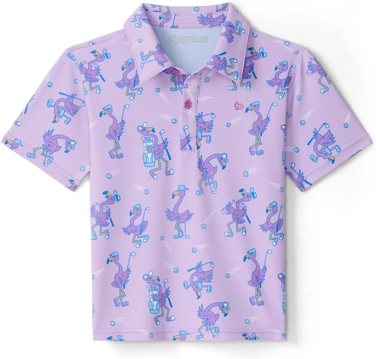Tipsy Elves Kids and Toddlers Golf Shirts - Athletic Comfort Fit with Quick Dry Material