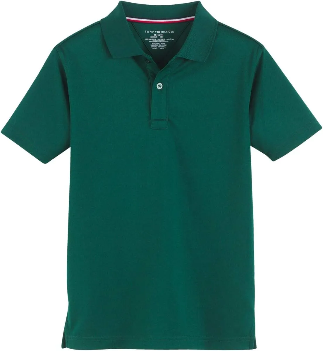 Tommy Hilfiger Kids' Short Sleeve Performance Co-ed Polo Shirt