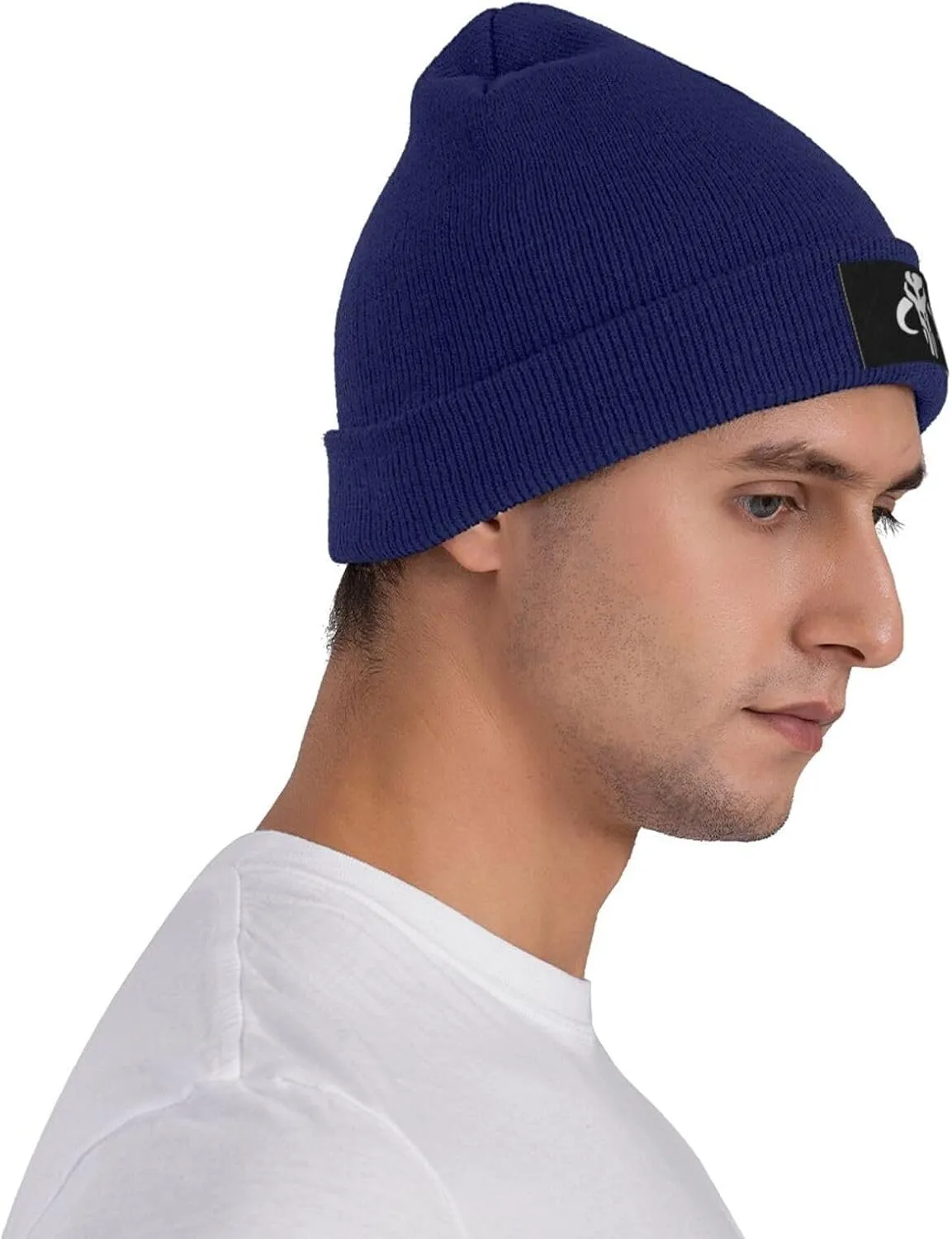 Transparent_Mythosaur Skull Mandalorian Knitted Hat Woolen Hat Warm Fashion Outdoors Knit Cap Unisex