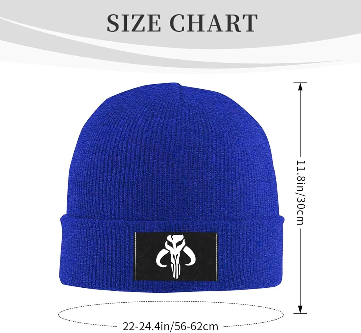 Transparent_Mythosaur Skull Mandalorian Knitted Hat Woolen Hat Warm Fashion Outdoors Knit Cap Unisex