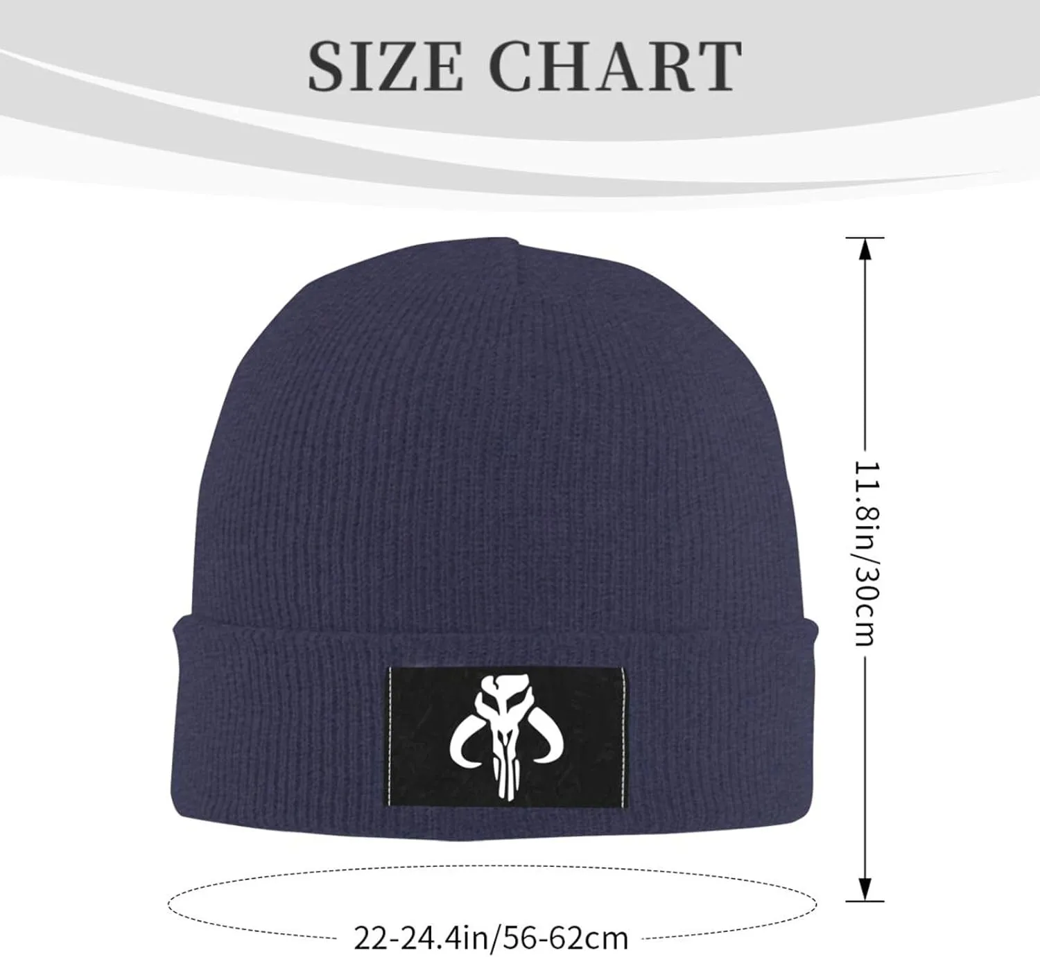 Transparent_Mythosaur Skull Mandalorian Knitted Hat Woolen Hat Warm Fashion Outdoors Knit Cap Unisex