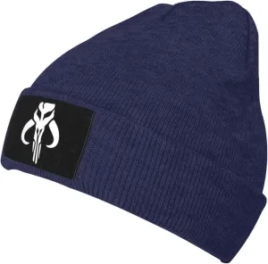 Transparent_Mythosaur Skull Mandalorian Knitted Hat Woolen Hat Warm Fashion Outdoors Knit Cap Unisex