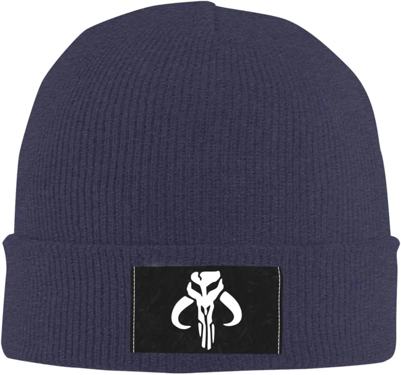 Transparent_Mythosaur Skull Mandalorian Knitted Hat Woolen Hat Warm Fashion Outdoors Knit Cap Unisex