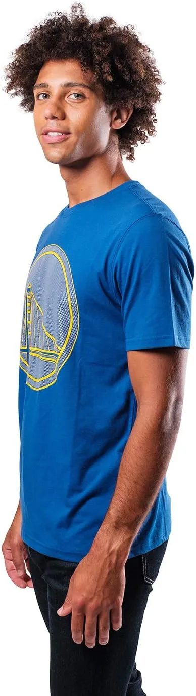 Ultra Game Men's NBA Official Brushed Reflective Logo Tee Shirt