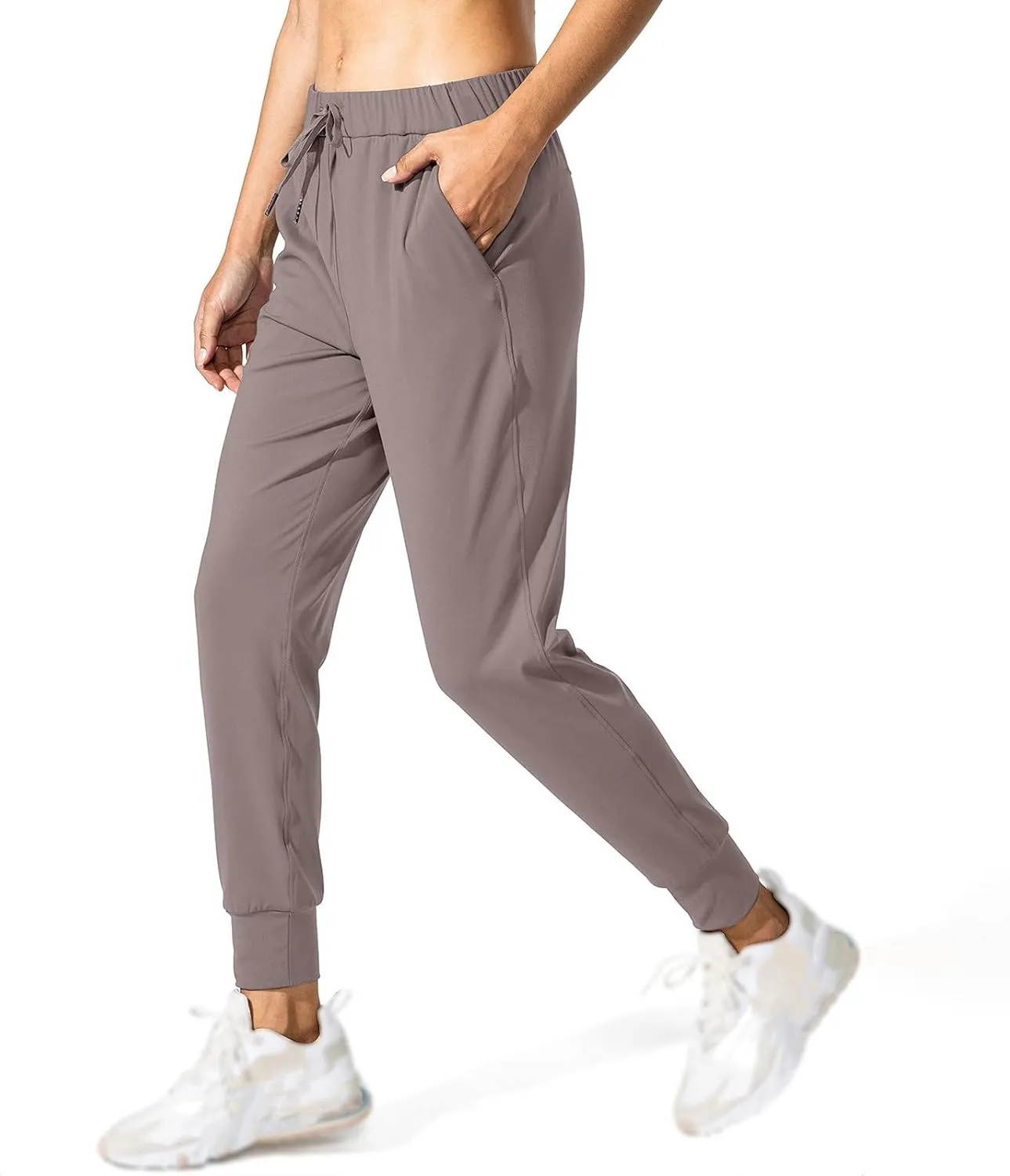 Women's Joggers Pants Drawstring Running Sweatpants with Pockets High Waisted Athletic Tapered Sweatpants Workout