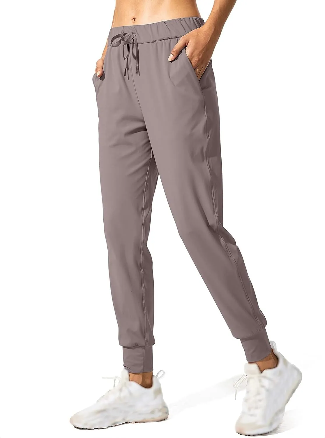 Women's Joggers Pants Drawstring Running Sweatpants with Pockets High Waisted Athletic Tapered Sweatpants Workout