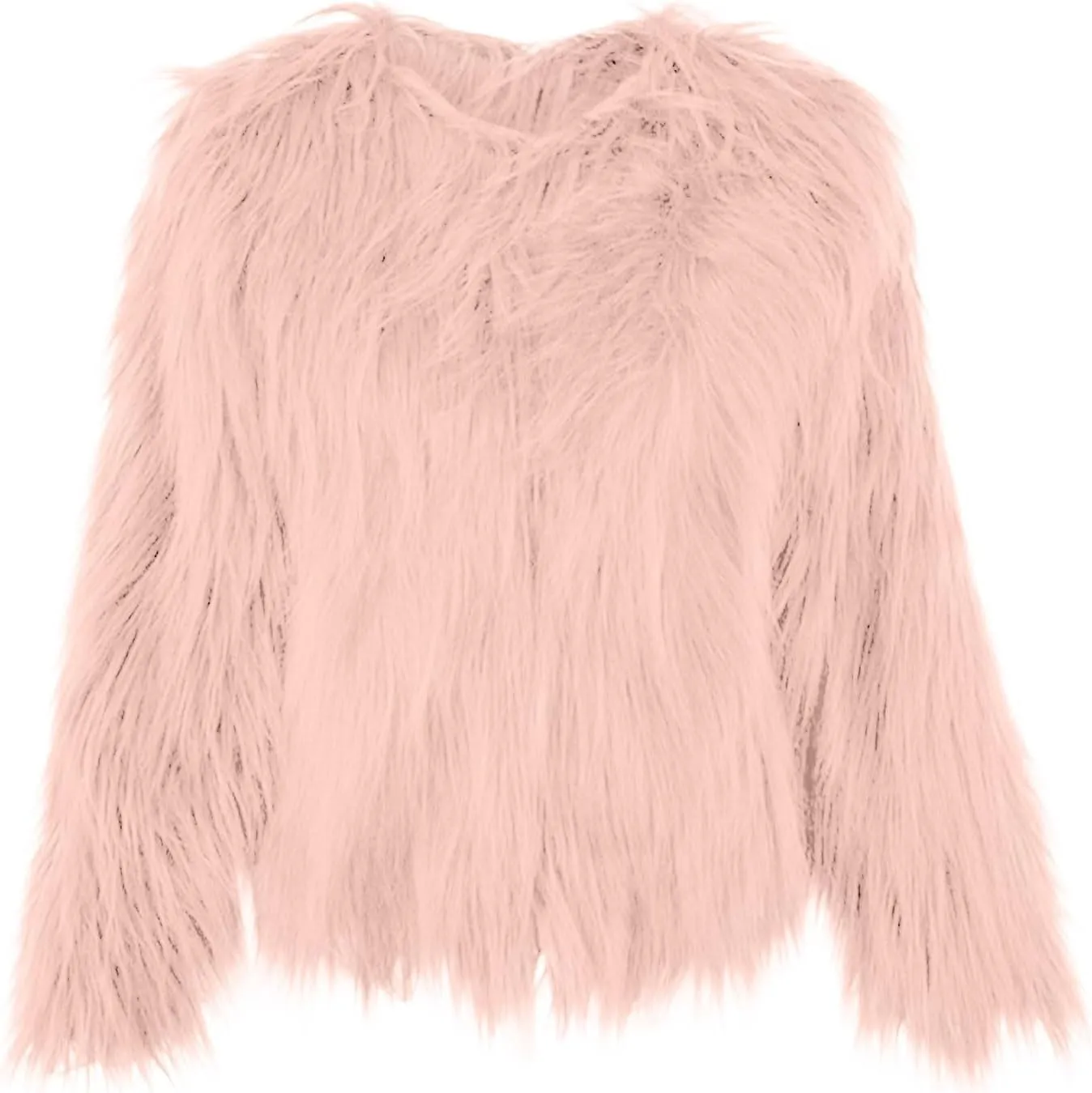 Womens Open Front Faux Fur Cardigan Winter Fashion Oversize Thermal Jackets Casual Long Sleeve Chunky Fuzzy Outwears