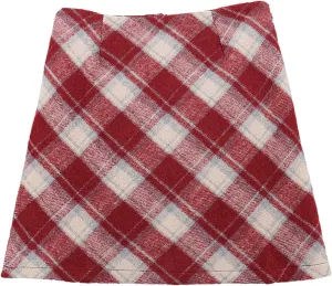 YiZYiF Womens High Waisted Plaid Skirt A-Line Mini Skirt Fall Winter Wool Bodycon Pencil Skirts